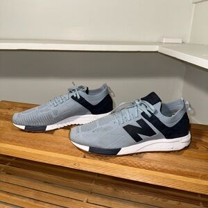 New Balance Gray and Black Sneakers